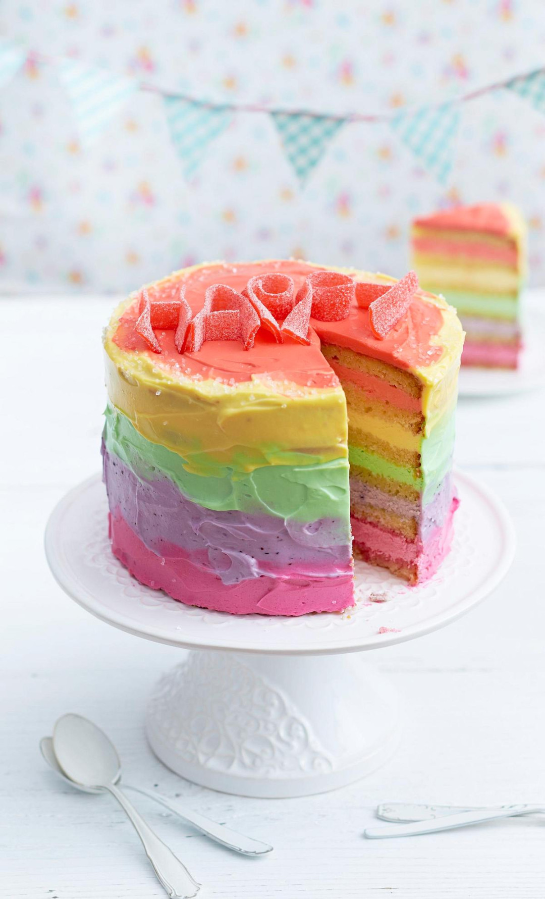 Bunte Be-Happy-Torte