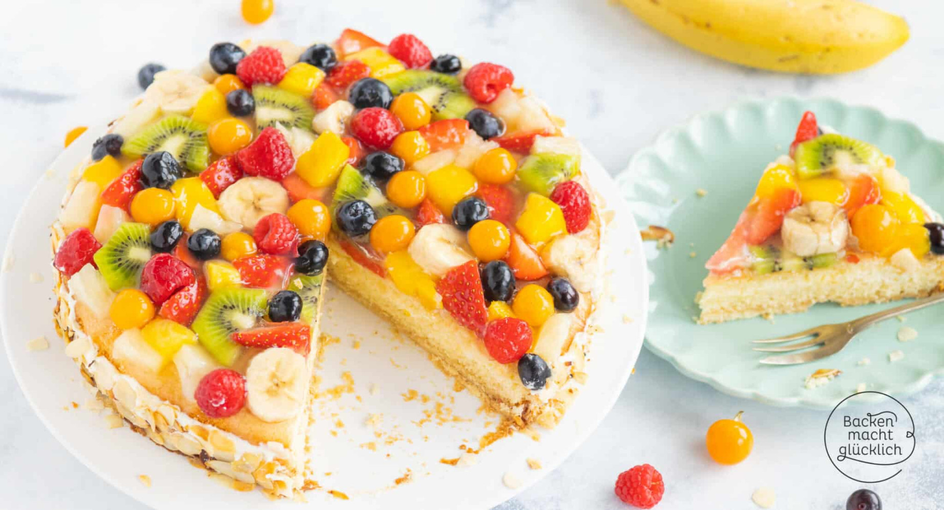 Obst-Torte: Das beste Rezept  Backen macht glücklich