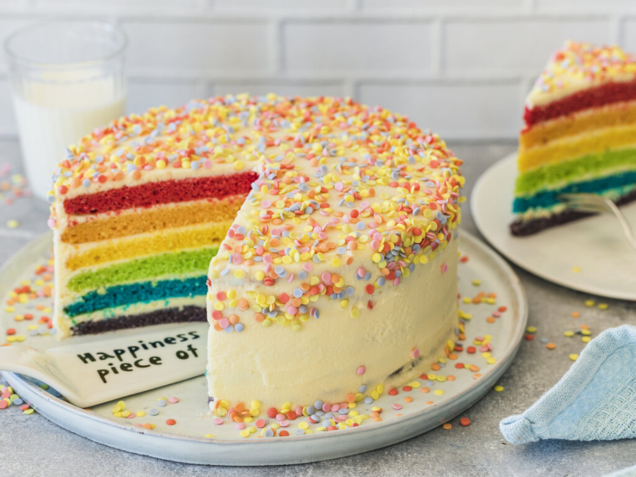 Regenbogenkuchen – einfach selbermachen