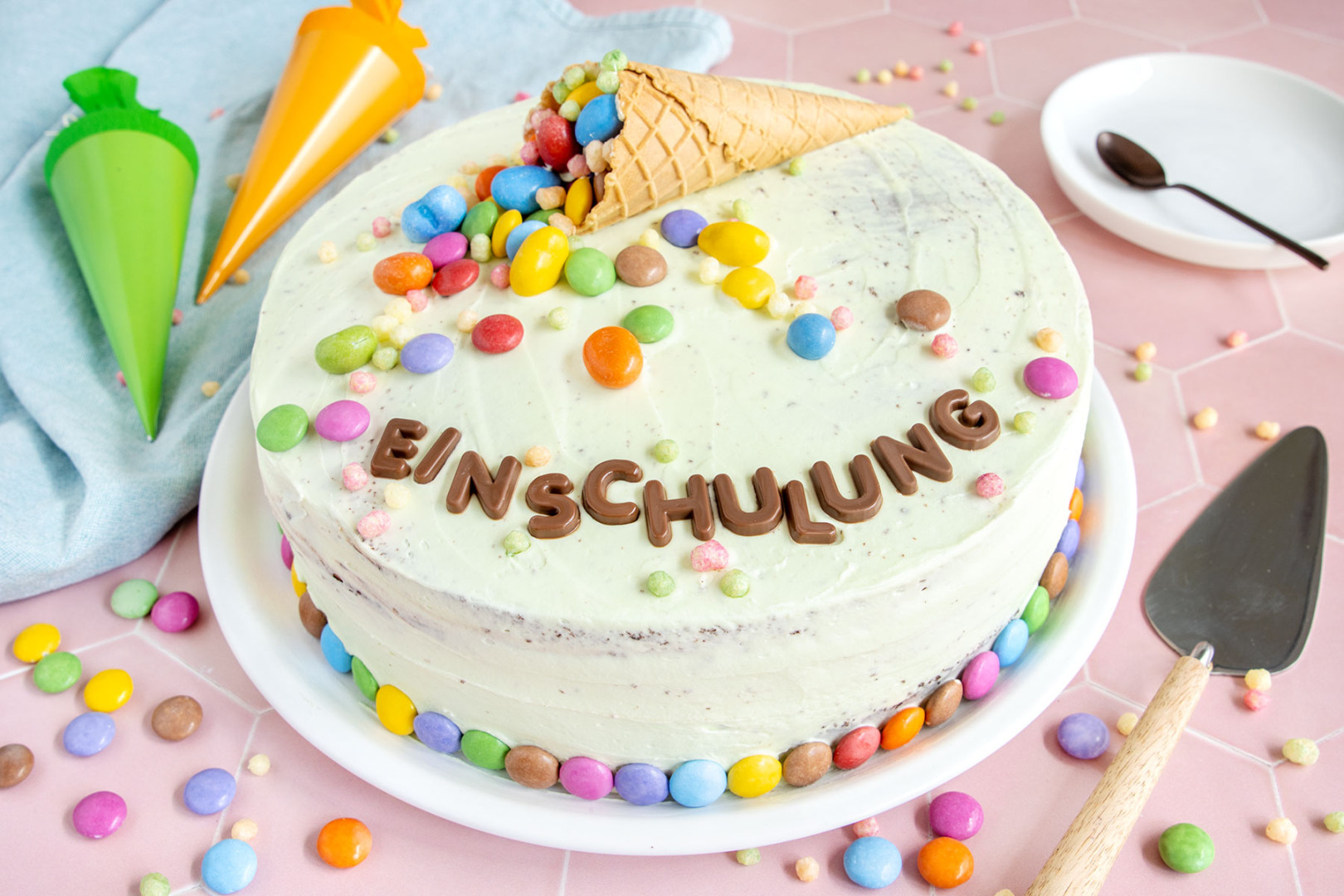 Schnelle Torte zur Einschulung