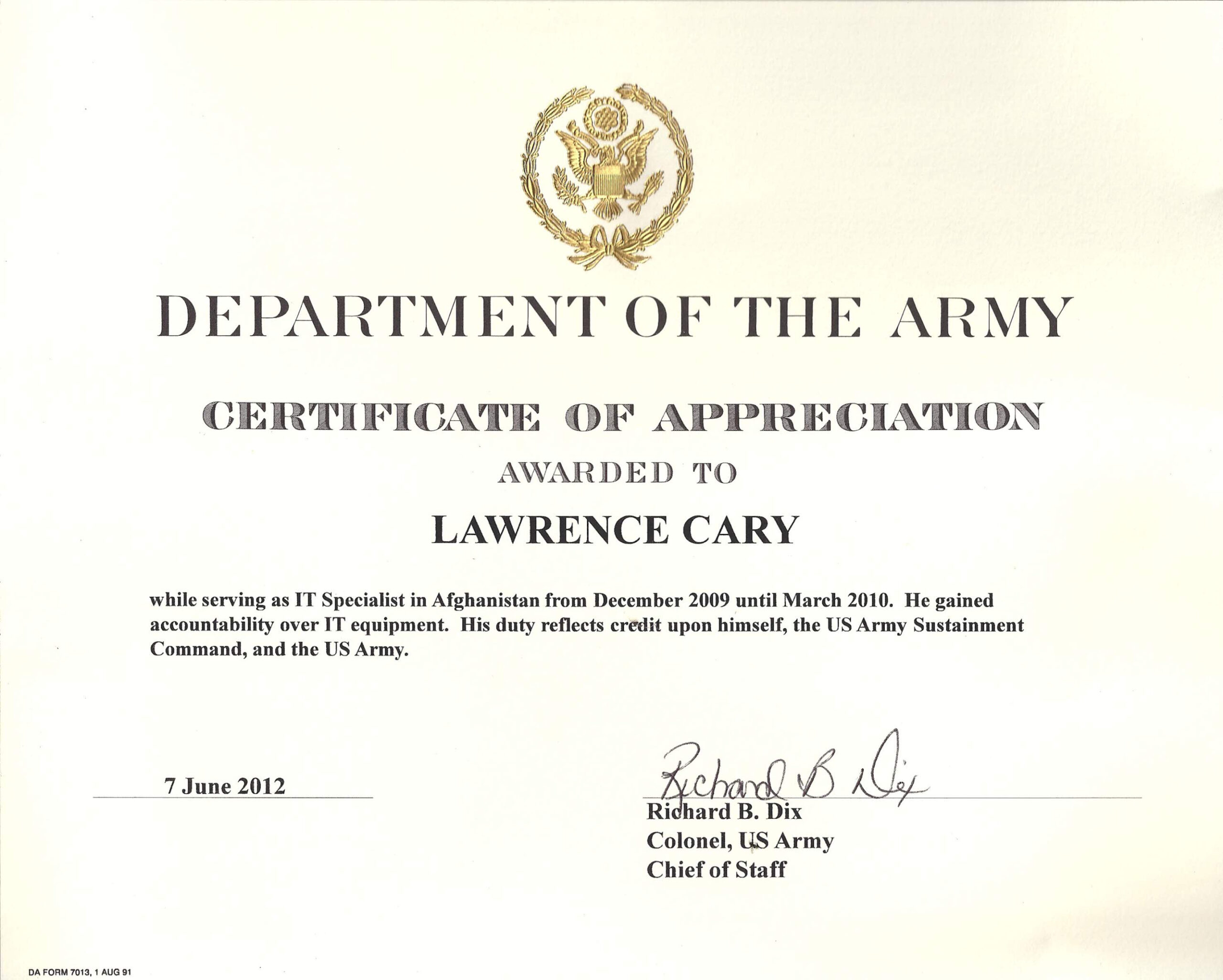 + Army Appreciation Certificate Templates - PDF, DOCX  Free