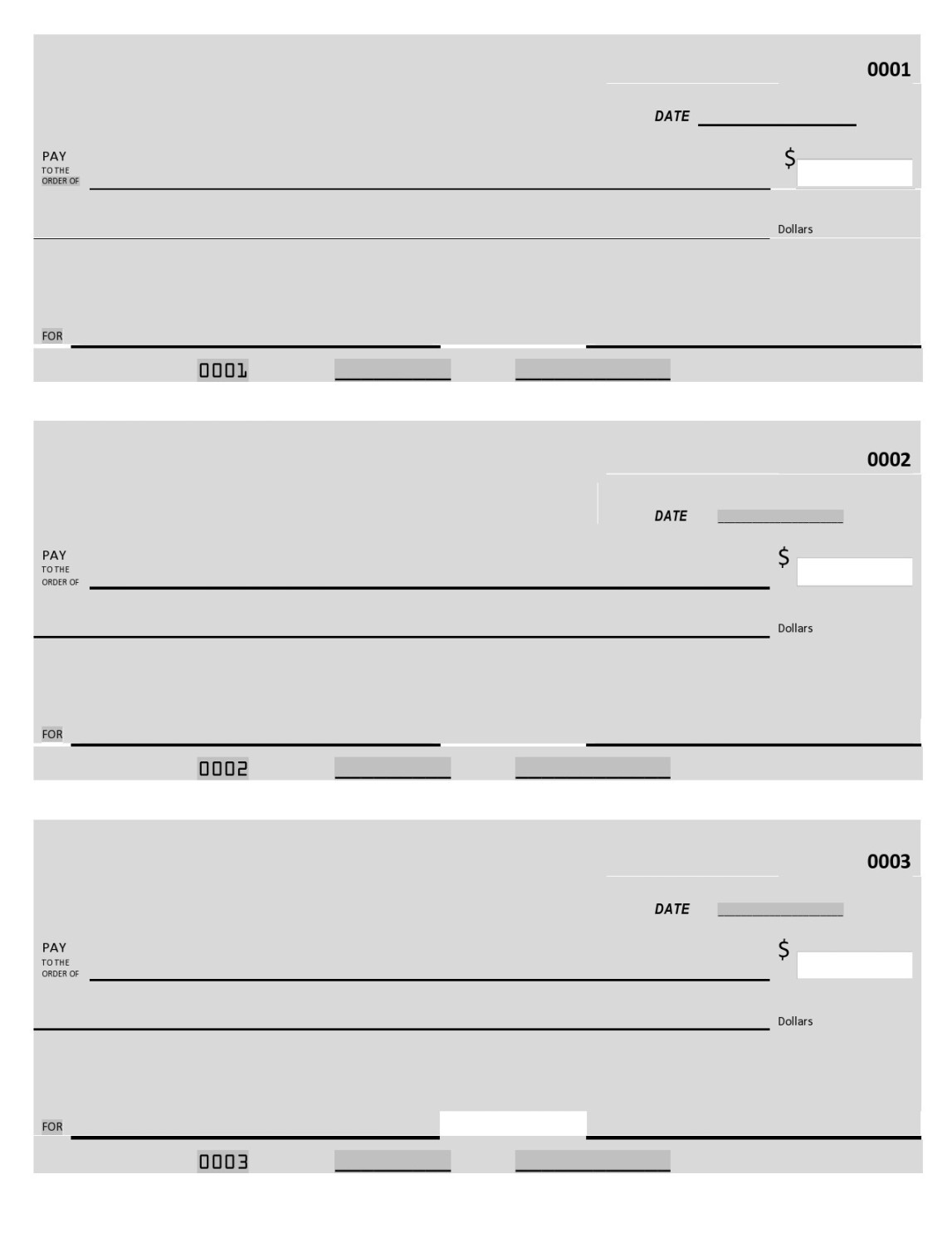 Blank Check Templates (Real & Fake) ᐅ TemplateLab