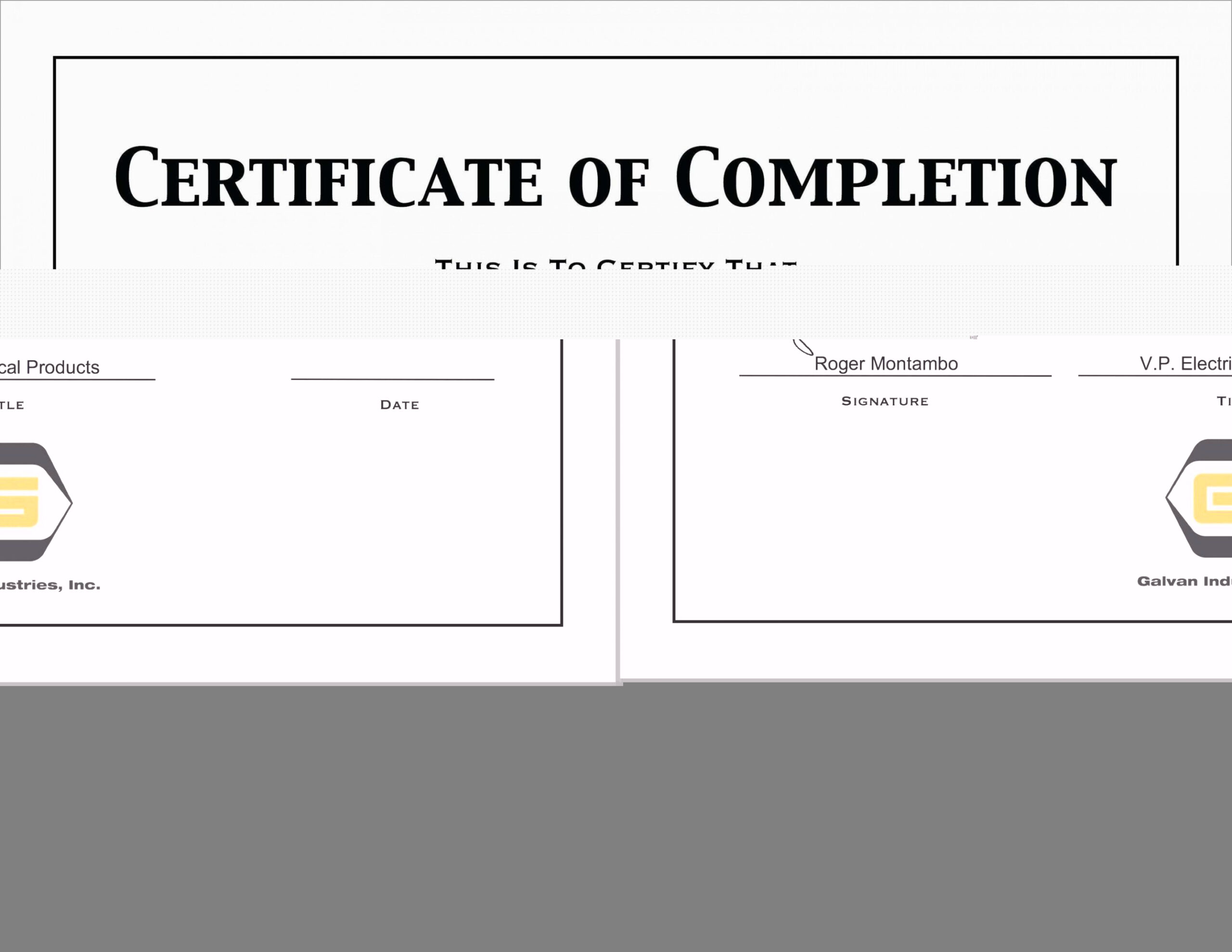 Browse Our Sample of Forklift Certification Certificate Template