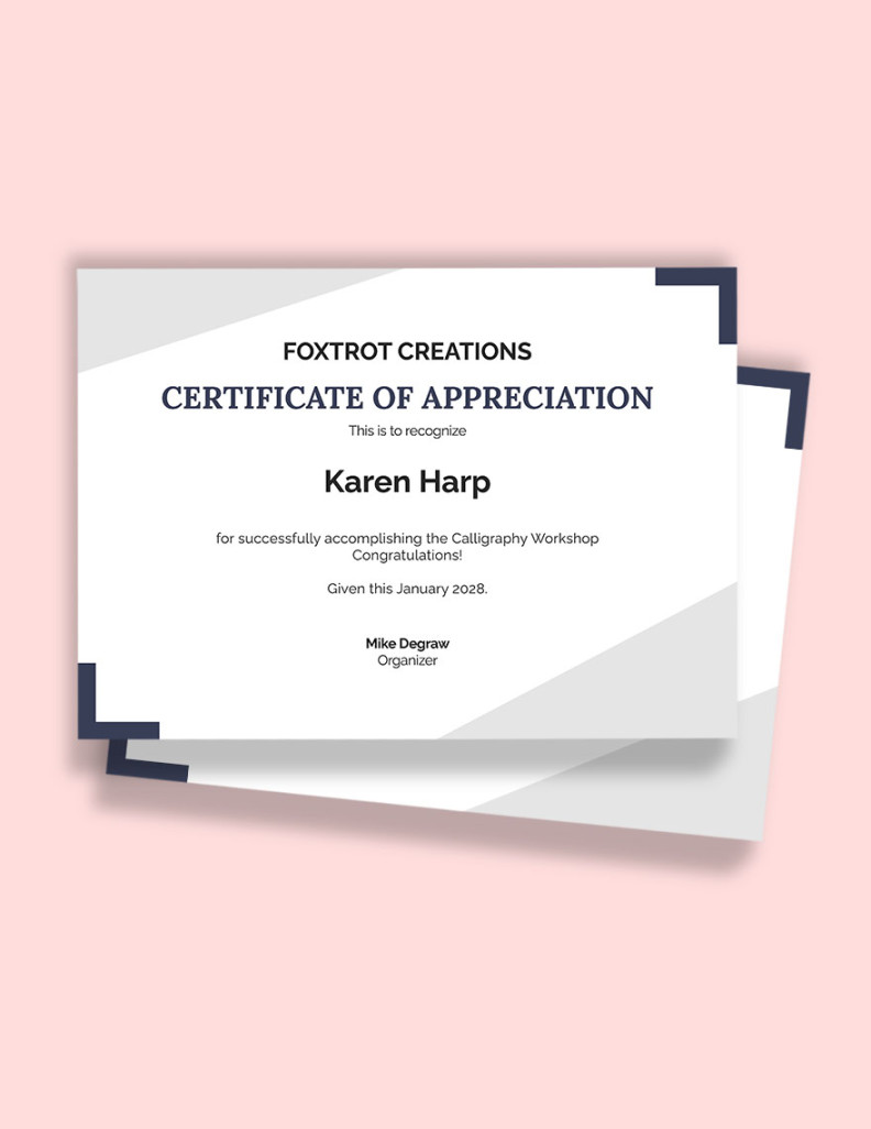 Congratulations Certificate Templates in Word - FREE Download