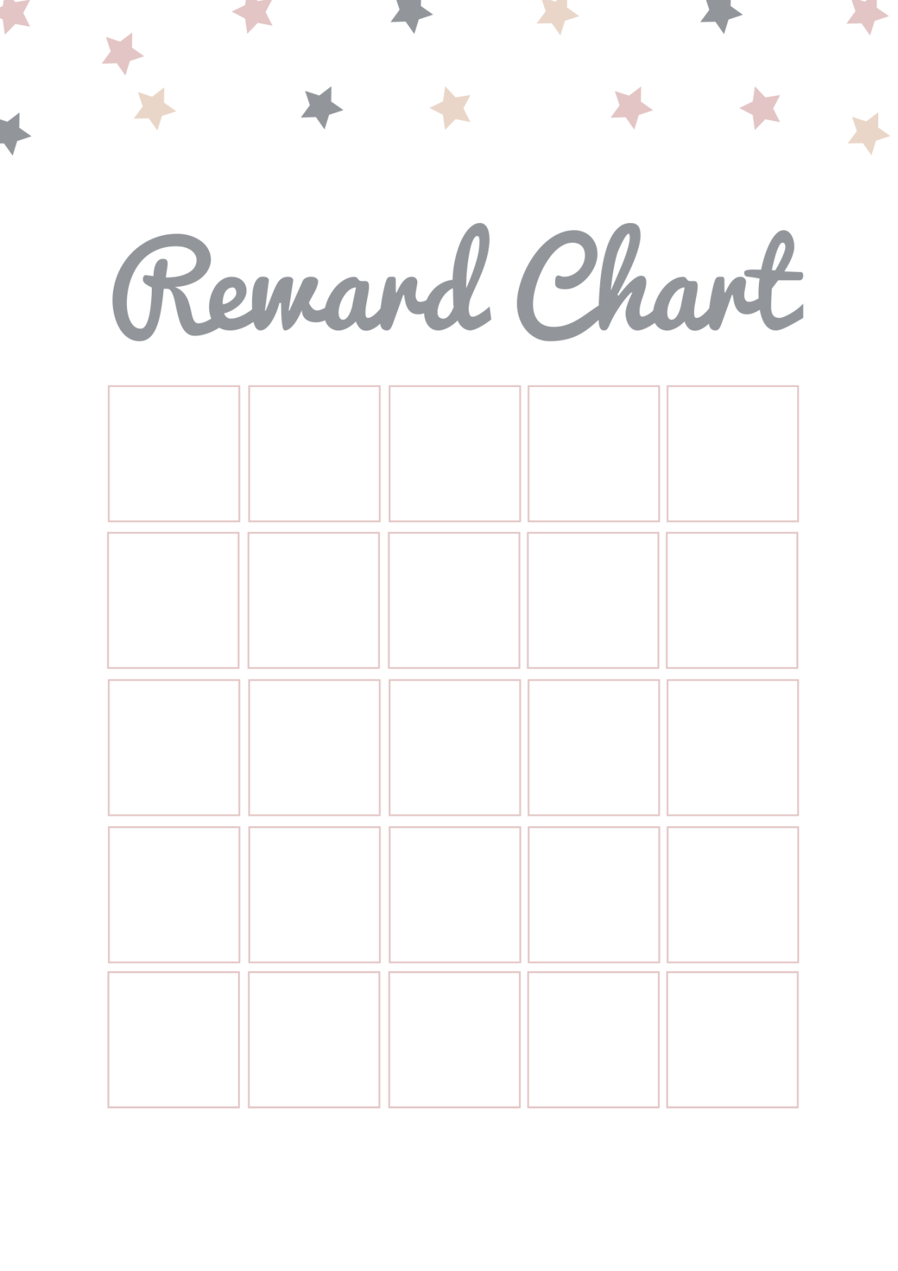 Domestic Fashionista: A Simple Reward Chart  Free Printable