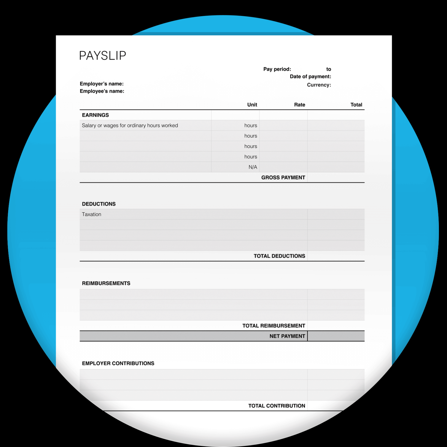 Easy Free Payslip Template – Ultimate Payslip Generator!  Xero