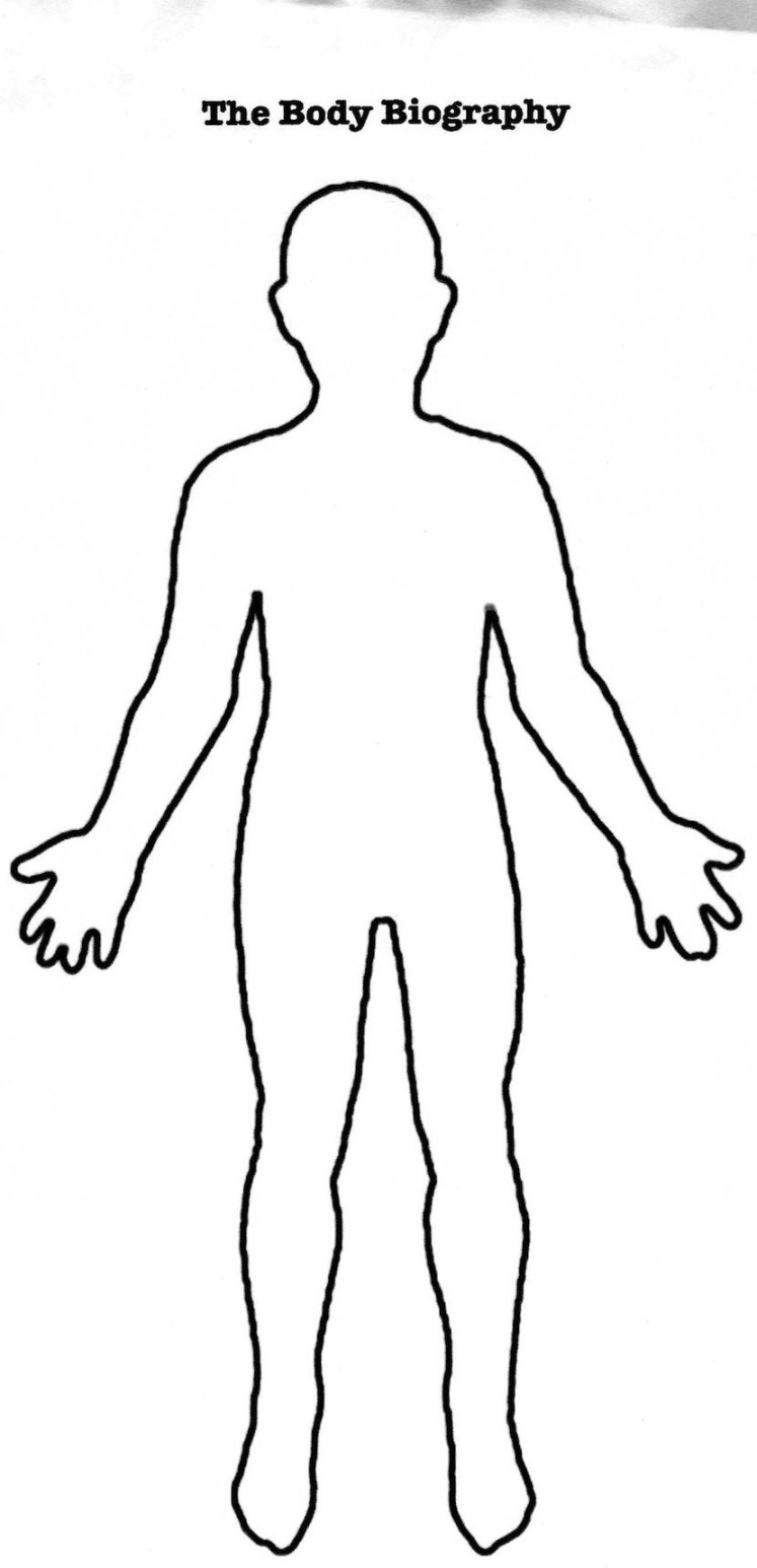 Free Human Body Outline Printable, Download Free Clip Art