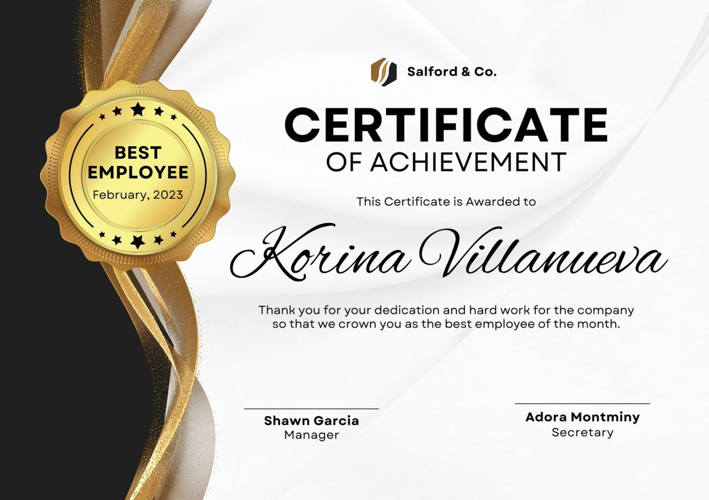 Free, printable, and customizable award certificate templates  Canva