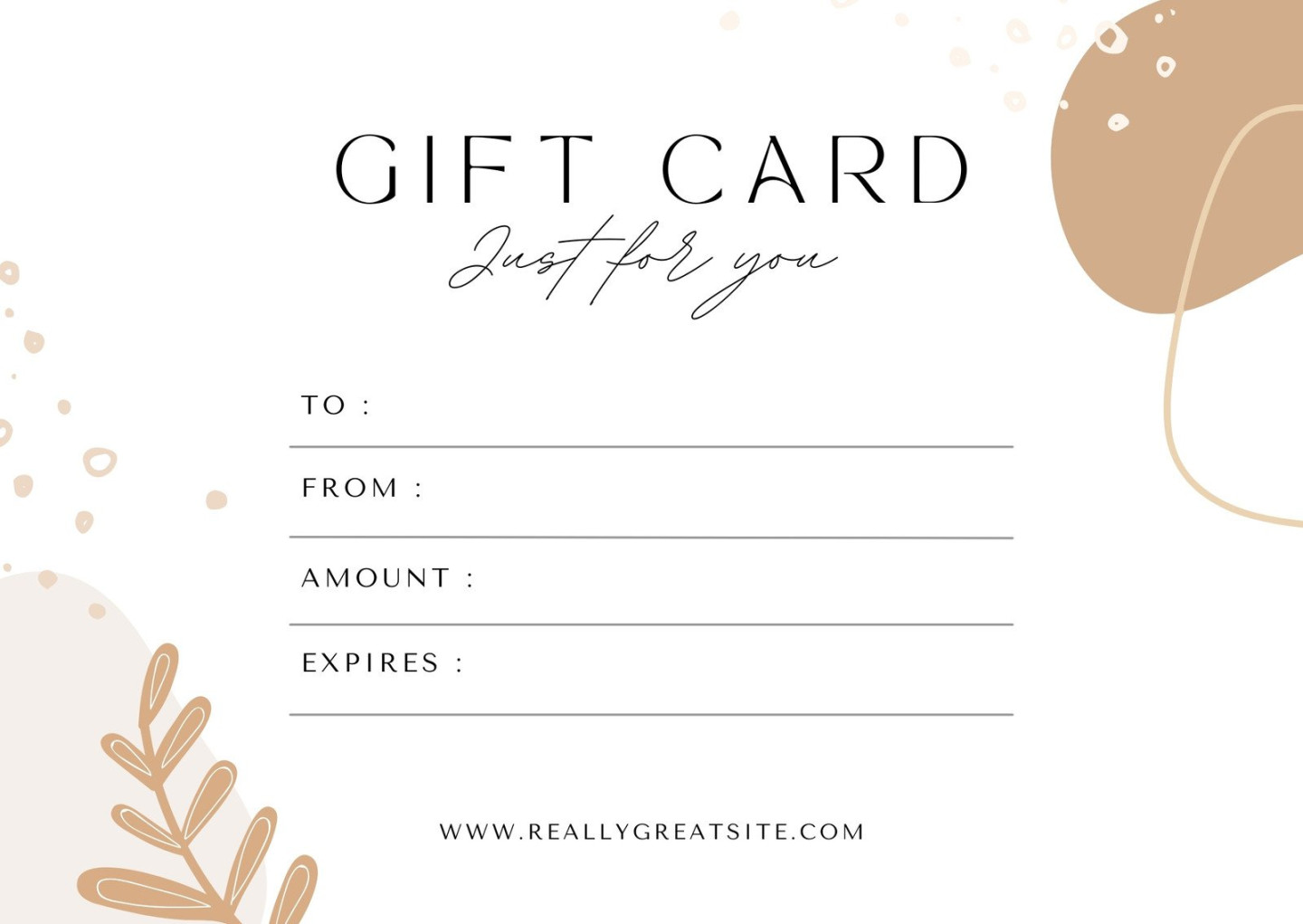 Free, printable gift certificate templates to customize  Canva