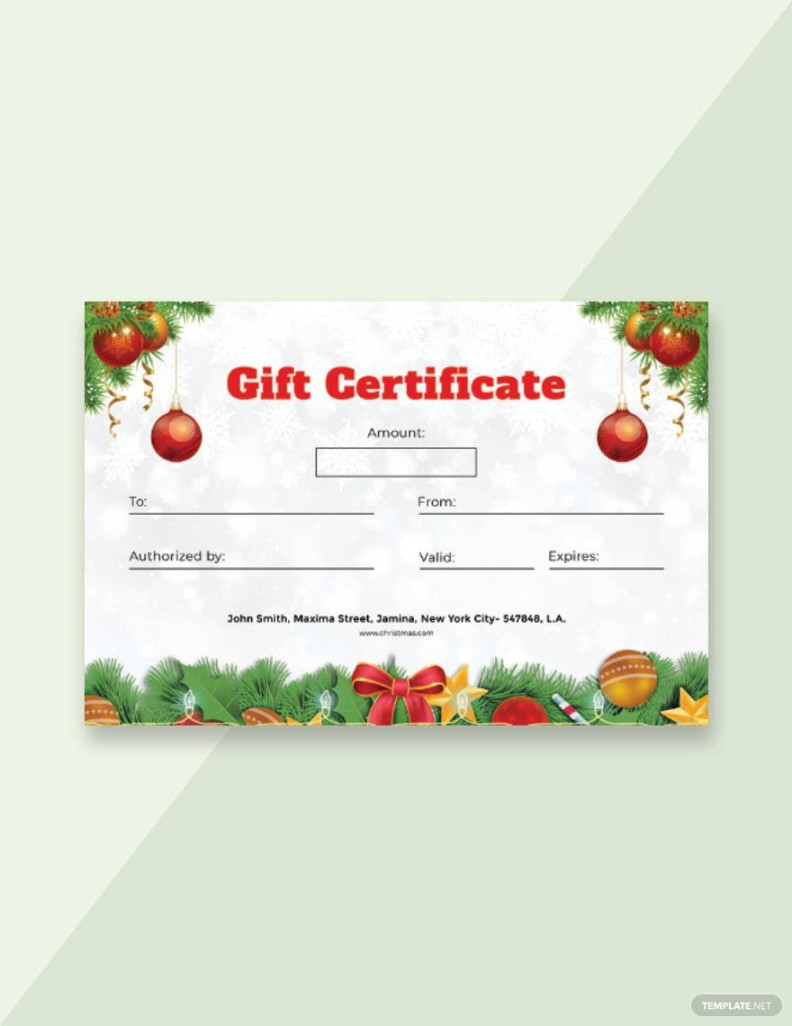 Gift Certificate Templates in Publisher - FREE Download  Template