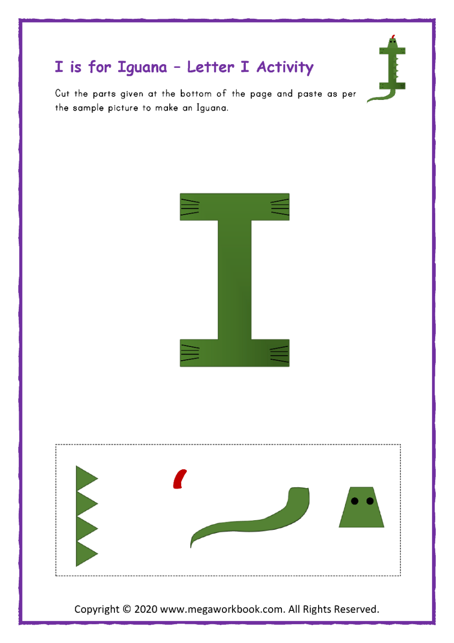 Letter I Worksheets - Letter I Crafts - Letter I Activities For