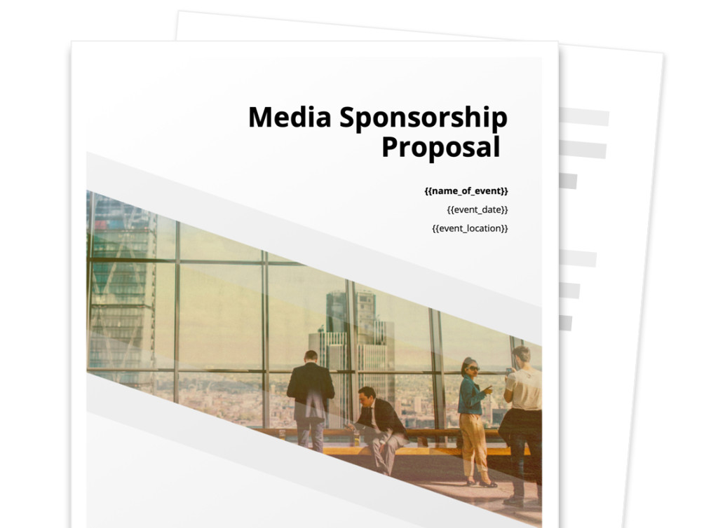 Media Sponsorship Proposal Template - [Free Sample]  Proposable