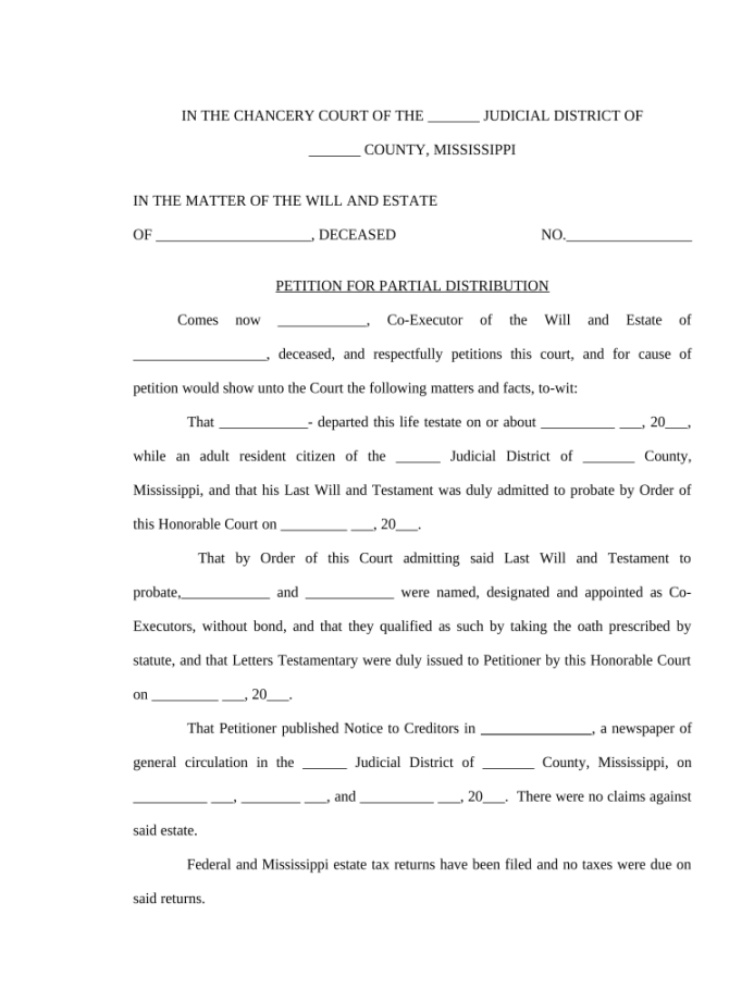 Partial trust distribution letter: Fill out & sign online  DocHub