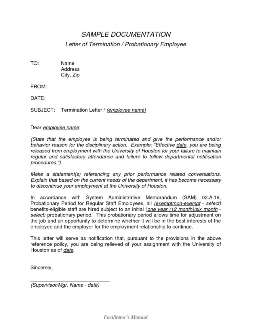 Retrenchment Letter Template