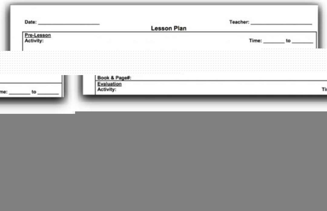 Top  Lesson Plan Template Forms and Websites - HubPages